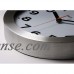 Aluminum Wall Clock with Large Bold Numbers   1738412